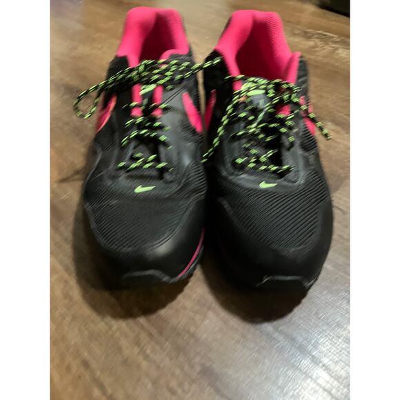Nike Air Max Womens Size 10 Correlate 574154-063 Black Pink Running Shoe Lace Up - Picture 3 of 11